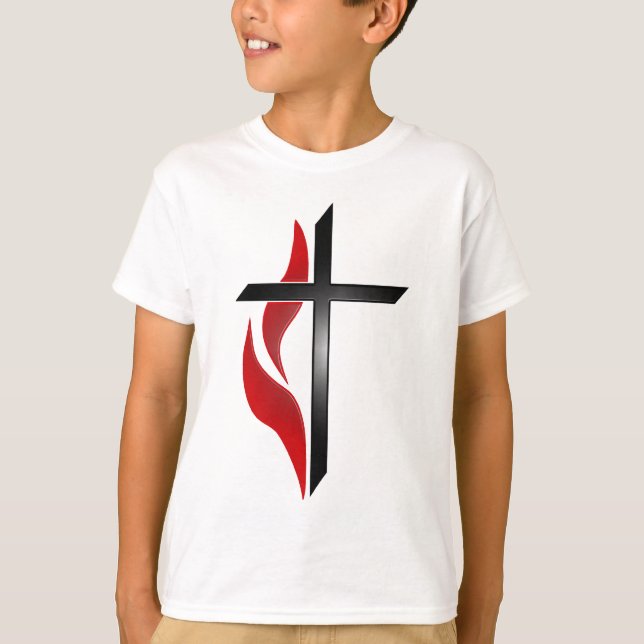 CROSS & FLAME T-Shirt (Front)
