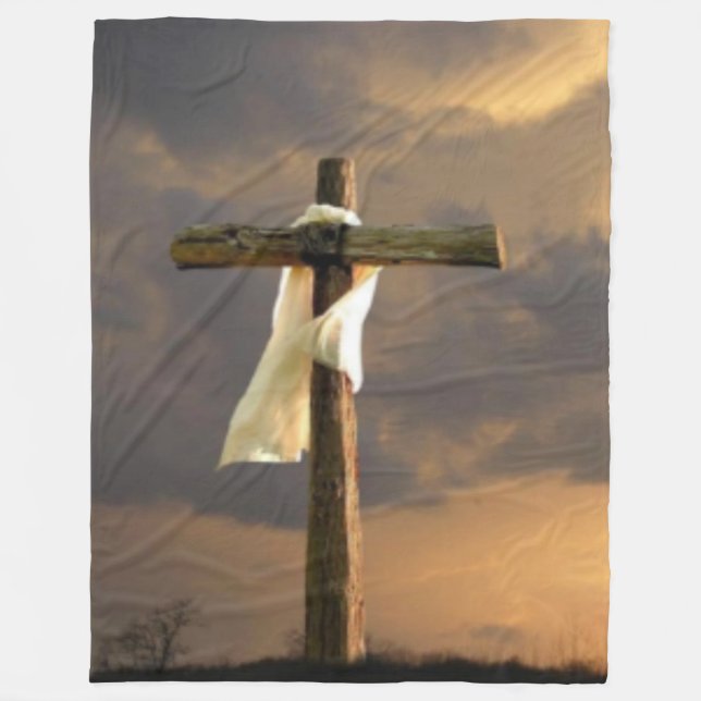 CROSS FLEECE BLANKET (Front)