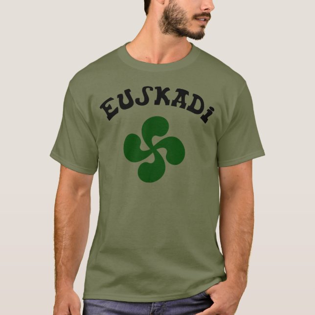 Cross Green Euskadi Basque T-Shirt (Front)