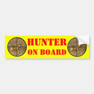 CROSS HAIRS. BUMPER STICKER