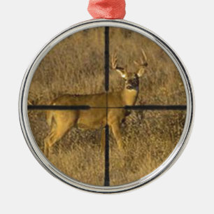 CROSS HAIRS. METAL ORNAMENT