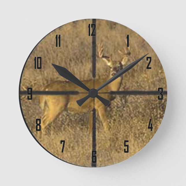 CROSS HAIRS. ROUND CLOCK (Front)