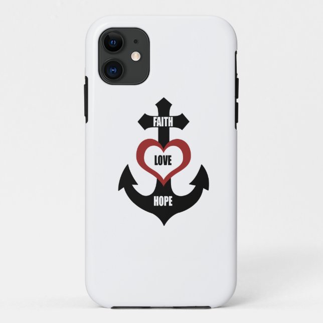 Cross Heart Anchor iPhone5 Case-Mate iPhone Case (Back)