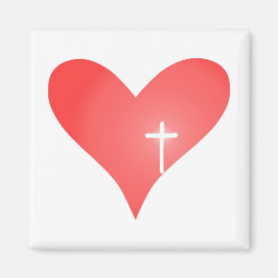 Cross/Heart Magnet