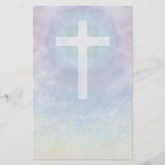 Cross in Sky stationery (Front)