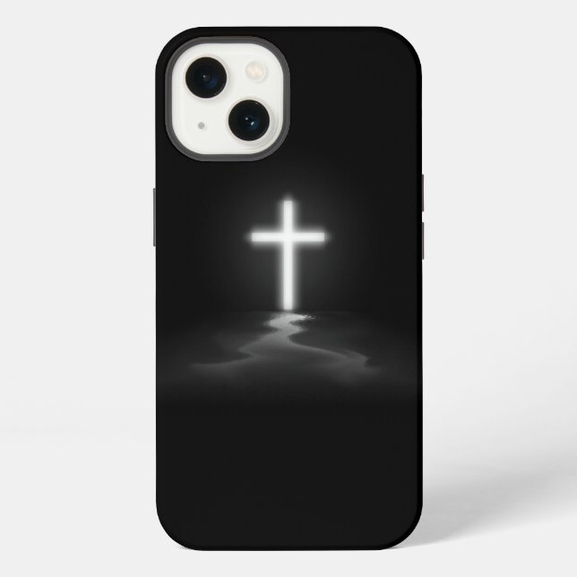 Cross in the Mist Case-Mate iPhone Case (Back)