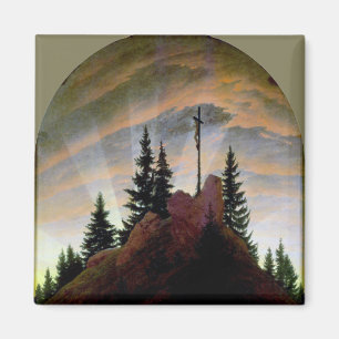 Cross in the Mountains, Friedrich Magnet