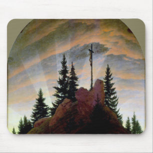 Cross in the Mountains, Friedrich Mouse Pad