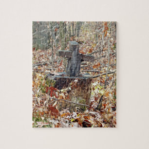 Cross in the Woods Jigsaw Puzzle