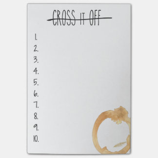 Cross It Off Post-it Notes