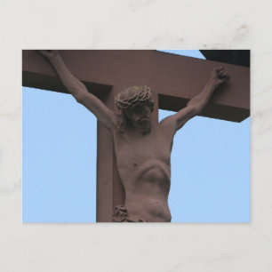 cross jesus postcard