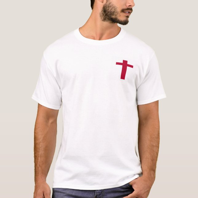 cross, JESUS WAS A LIBERAL T-Shirt (Front)