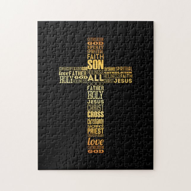 Cross Jigsaw Puzzle (Vertical)