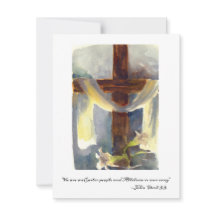 Cross & Lilies Easter card