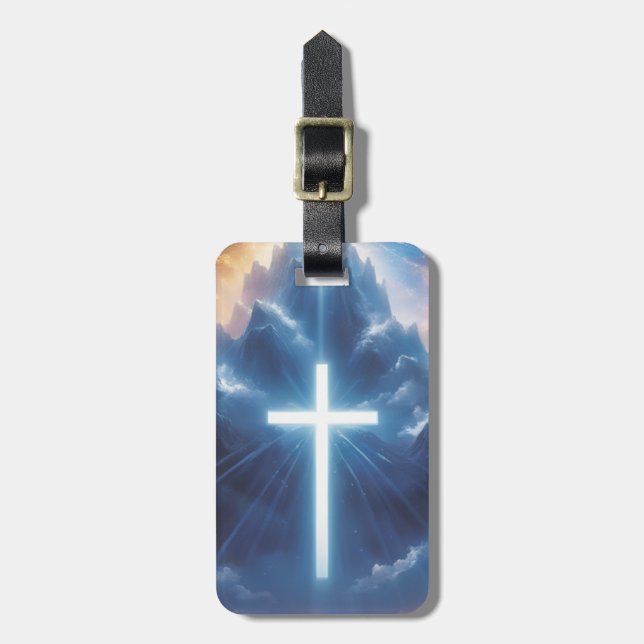 Cross Luggage Tag (Front Vertical)