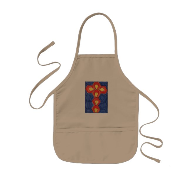 Cross Motif Children's Apron (Front)