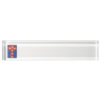 Cross Motif Desk Name Plste Nameplate