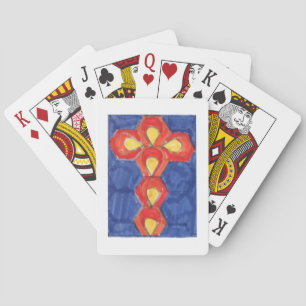 Cross Motif Playing Cards