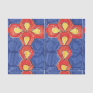 Cross Motif Tissue Paper
