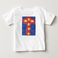 Cross Motif Toddler's Fine Jersey T-Shirt