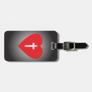 Cross My Heart Luggage Tag