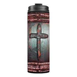 Cross of Blood Thermal Tumbler