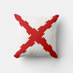 Cross of Burgundy Flag Cushion