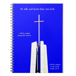 Cross of Faith in the Sky with Scripture Journal