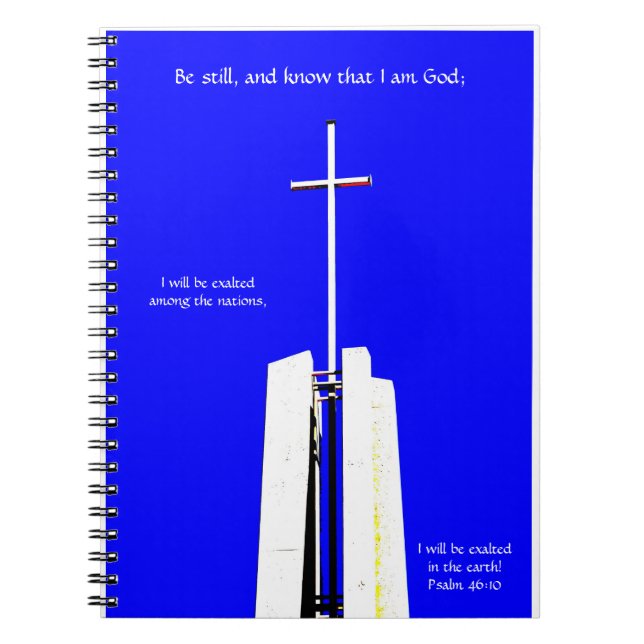 Cross of Faith in the Sky with Scripture Journal (Front)