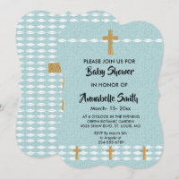 Cross of Light Jesus Christ Baby Shower