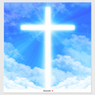Cross of Light Jesus Christ Customisable Christian