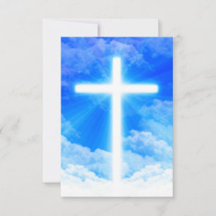 Cross of Light Jesus Christ Customisable Christian