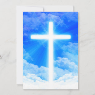 Cross of Light Jesus Christ Customisable Christian