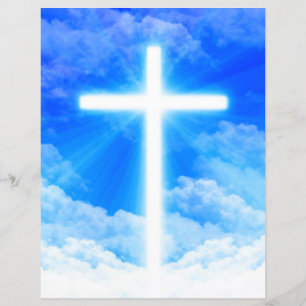 Cross of Light Jesus Christ Customisable Christian