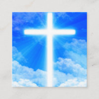 Cross of Light Jesus Christ Customisable Christian