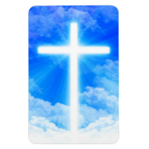 Cross of Light Jesus Christ Customisable Christian