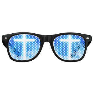 Cross of Light Jesus Christ Customisable Christian Retro Sunglasses