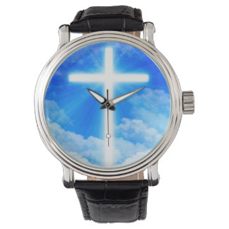 Cross of Light Jesus Christ Customisable Christian Watch