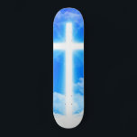Cross of Light Jesus Christ Customizable Christian Skateboard<br><div class="desc">Cross of Light Jesus Christ Customizable Christian Design The Cross of Light, symbolizing the Love and Grace of Jesus Christ, God the Father, and the Holy Spirit. Celebrate and remember the Love of the Lord with this fully customizable item - add your own colors, Bible quotes, or other Christian messages....</div>