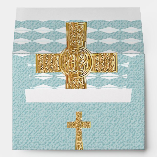 Cross of Light Jesus Christ Envelope (Back (Bottom))