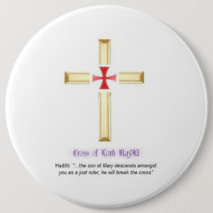 CROSS OF LORD RAYEL BUTTON BADGE
