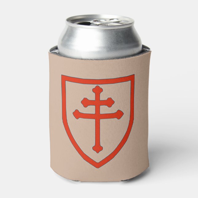 CROSS of LORRAINE Can Cooler (Can Front)