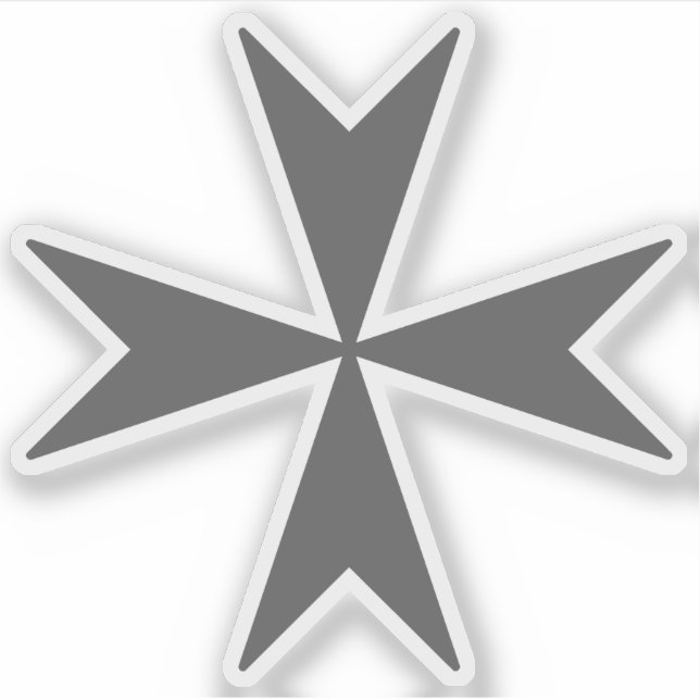 Cross Of Malta (grey) (Front)