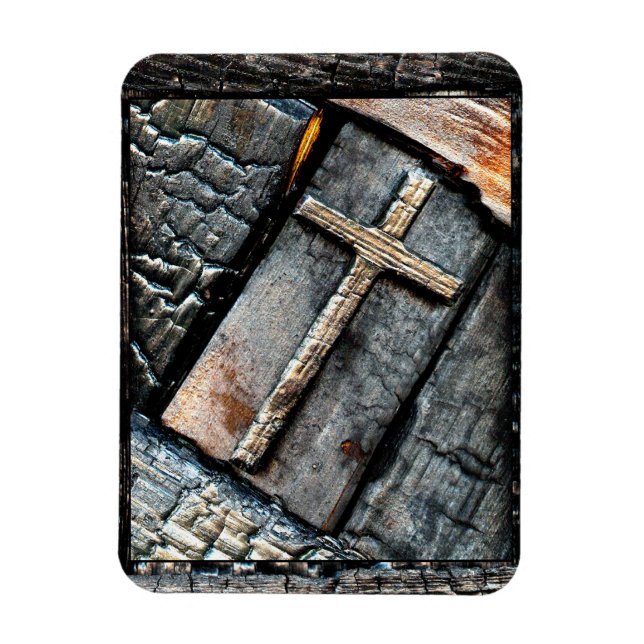 Cross of Protection Magnet (Vertical)