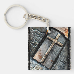 Cross of Protection & Path of Life Key Ring