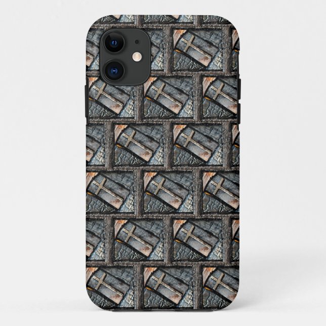Cross of Protection Premium Face Mask Case-Mate iPhone Case (Back)