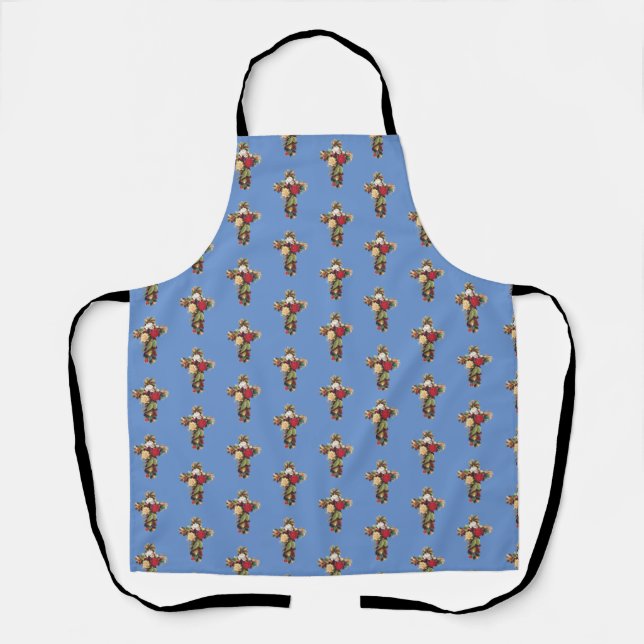 Cross of Roses Apron (Front)