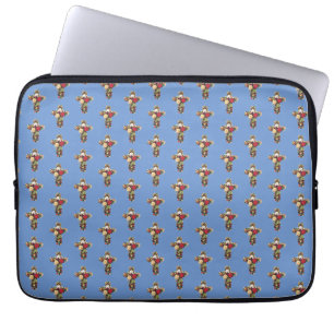 Cross of Roses Laptop Sleeve