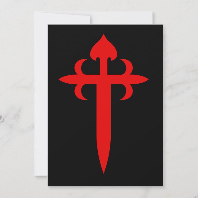 Cross of Saint James Invitation (Front)