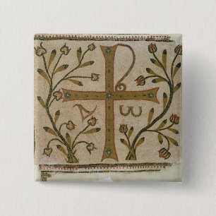 Cross of Sbeitla, from Basilica of Henchir Ali 15 Cm Square Badge